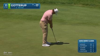 Chris Gotterup | Round 4 | 11th hole | Shot 4 | 2026 John Deere