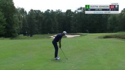 Dustin Johnson | 2020 THE NORTHERN TRUST | Round 4 | 1st hole | Shot 2