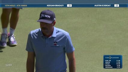 Keegan Bradley | Round 3 | 15th hole | Shot 5 | 2025 THE PLAYERS