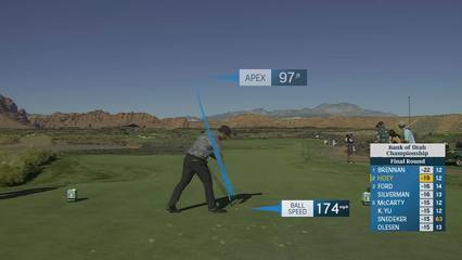 Rico Hoey | Round 4 | 13th hole | Shot 1 | 2025 Bank of Utah