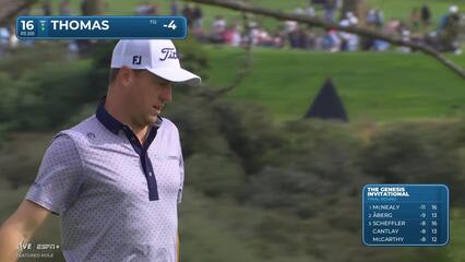 Justin Thomas | Round 4 | 16th hole | Shot 3 | 2025 Genesis