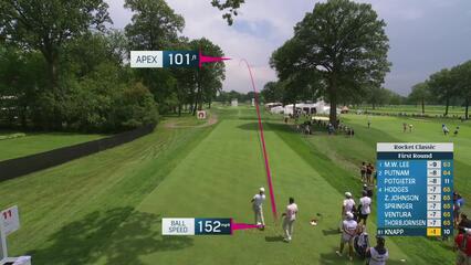 Jake Knapp | Round 1 | 11th hole | Shot 1 | 2025 Rocket Classic