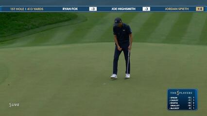 Jordan Spieth | Round 4 | 1st hole | Shot 4 | 2025 THE PLAYERS