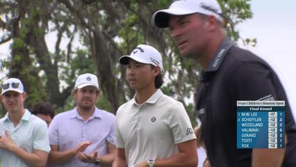Min Woo Lee | Round 4 | 2nd hole | Shot 1 | 2025 Houston Open
