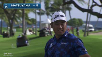 Hideki Matsuyama | Round 1 | 14th hole | Shot 4 | 2026 Sony Open