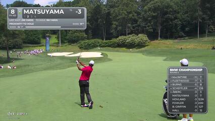 Hideki Matsuyama | Round 2 | 8th hole | Shot 2 | 2025 BMW Championship