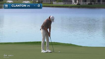 Luke Clanton | Round 1 | 18th hole | Shot 5 | 2025 Cognizant Classic