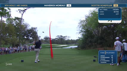 Scottie Scheffler | Round 4 | 5th hole | Shot 1 | 2026 THE PLAYERS