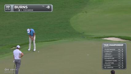 Sam Burns | Round 3 | 17th hole | Shot 4 | 2025 TOUR Championship