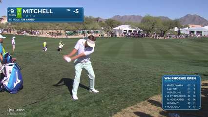 Keith Mitchell | Round 3 | 9th hole | Shot 2 | 2026 WM Phoenix Open