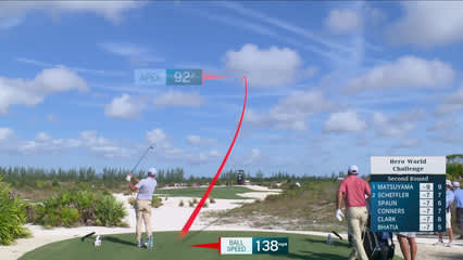 Corey Conners | Round 2 | 8th hole | Shot 1 | 2025 Hero World Challenge