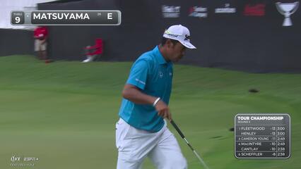 Hideki Matsuyama | Round 3 | 9th hole | Shot 4 | 2025 TOUR Championship
