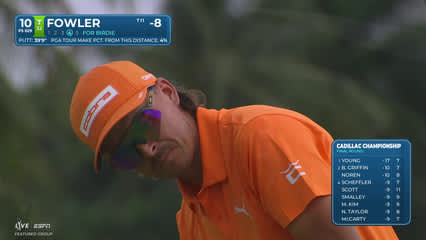Rickie Fowler | Round 4 | 10th hole | Shot 5 | 2026 Cadillac