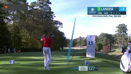 Bernhard Langer | Round 3 | 15th hole | Shot 1 | 2025 Dominion