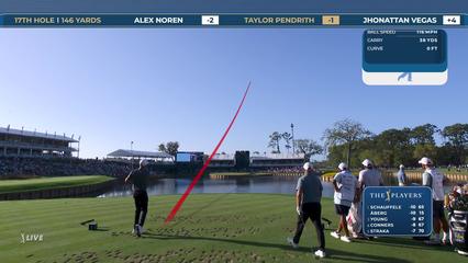 Taylor Pendrith | Round 2 | 17th hole | Shot 1 | 2026 THE PLAYERS