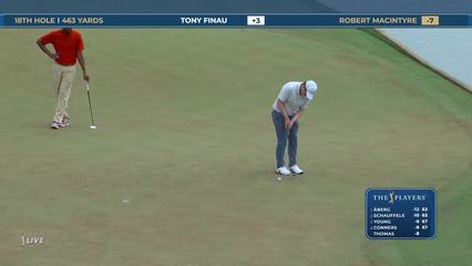 Robert MacIntyre | Round 3 | 18th hole | Shot 4 | 2026 THE PLAYERS