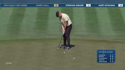 Harry Hall | Round 2 | 16th hole | Shot 5 | 2026 THE PLAYERS