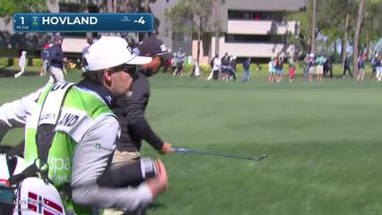 Viktor Hovland | Round 2 | 1st hole | Shot 3 | 2025 Valspar