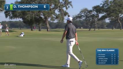 Davis Thompson | Round 1 | 12th hole | Shot 4 | 2025 The RSM Classic