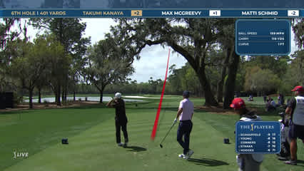 Takumi Kanaya | Round 2 | 6th hole | Shot 1 | 2026 THE PLAYERS