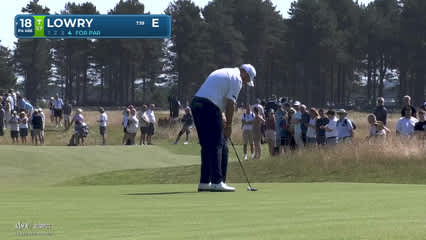 Shane Lowry | Round 1 | 18th hole | Shot 4 | 2026 Genesis Scottish Open