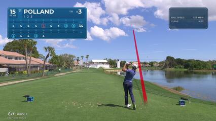 Ben Polland | Round 1 | 15th hole | Shot 1 | 2025 Cognizant Classic