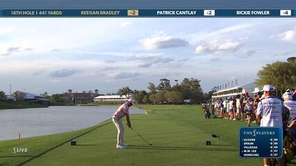Keegan Bradley | Round 1 | 18th hole | Shot 1 | 2025 THE PLAYERS