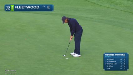 Tommy Fleetwood | Round 1 | 13th hole | Shot 4 | 2026 The Genesis