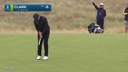 Wyndham Clark | Round 3 | 3rd hole | Shot 3 | 2026 Genesis Scottish Open