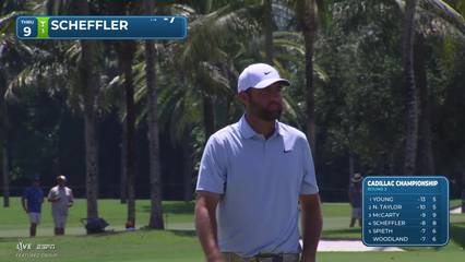Scottie Scheffler | Round 3 | 9th hole | Shot 4 | 2026 Cadillac