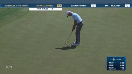 Brian Campbell | Round 2 | 12th hole | Shot 3 | 2025 THE PLAYERS