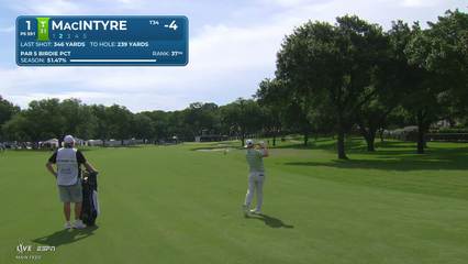 Robert MacIntyre | Round 3 | 1st hole | Shot 2 | 2026 Charles Schwab