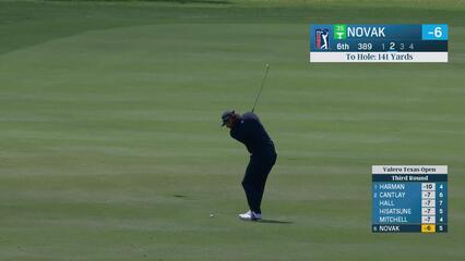 Andrew Novak | Round 3 | 6th hole | Shot 2 | 2025 Valero