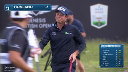 Viktor Hovland | Round 1 | 12th hole | Shot 3 | 2025 Genesis Scottish Open