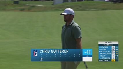 Chris Gotterup | Round 3 | 1st hole | Shot 3 | 2025 3M Open