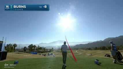 Sam Burns | Round 3 | 16th hole | Shot 1 | 2025 The American Express