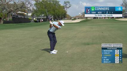Corey Conners | Round 4 | 10th hole | Shot 2 | 2025 Arnold Palmer Invitational