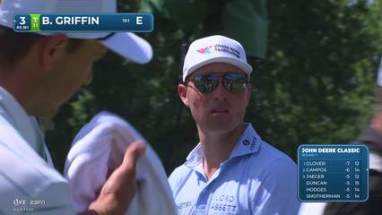 Ben Griffin | Round 1 | 3rd hole | Shot 1 | 2026 John Deere