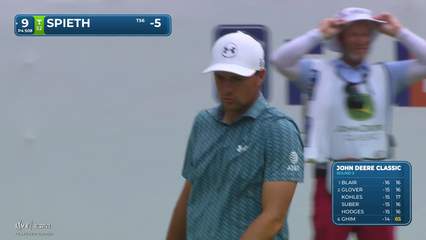 Jordan Spieth | Round 3 | 9th hole | Shot 4 | 2026 John Deere