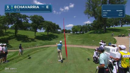 Nico Echavarria | Round 1 | 3rd hole | Shot 1 | 2025 John Deere