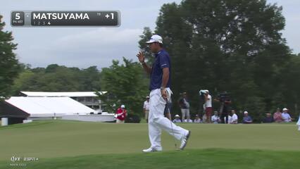 Hideki Matsuyama | Round 1 | 5th hole | Shot 4 | 2025 TOUR Championship