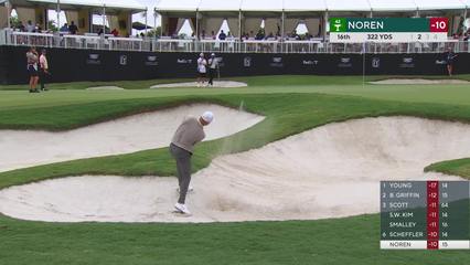 Alex Noren | Round 4 | 16th hole | Shot 2 | 2026 Cadillac