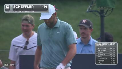 Scottie Scheffler | Round 4 | 13th hole | Shot 1 | 2025 BMW Championship
