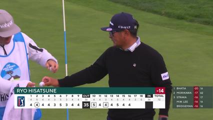 Ryo Hisatsune | Round 3 | 16th hole | Shot 4 | 2026 AT&T Pebble Beach