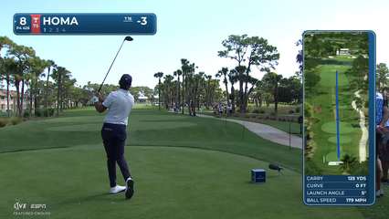Max Homa | Round 2 | 8th hole | Shot 1 | 2026 Cognizant Classic