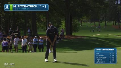 Matt Fitzpatrick | Round 1 | 5th hole | Shot 4 | 2026 Truist Championship