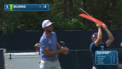 Sam Burns | Round 1 | 5th hole | Shot 1 | -1 Houston Open