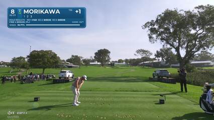 Collin Morikawa | Round 4 | 8th hole | Shot 3 | 2025 Genesis