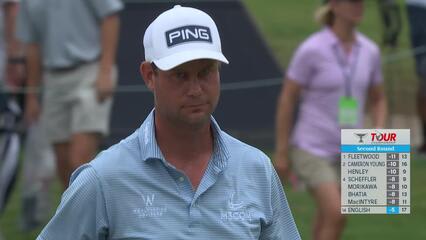 Harris English | Round 2 | 18th hole | Shot 4 | 2025 TOUR Championship