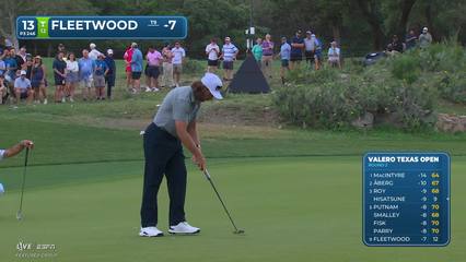 Tommy Fleetwood | Round 2 | 13th hole | Shot 3 | 2026 Valero
